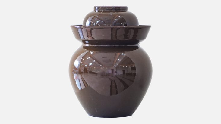 Shunfa 25L Small Glazed Kimchi Jar