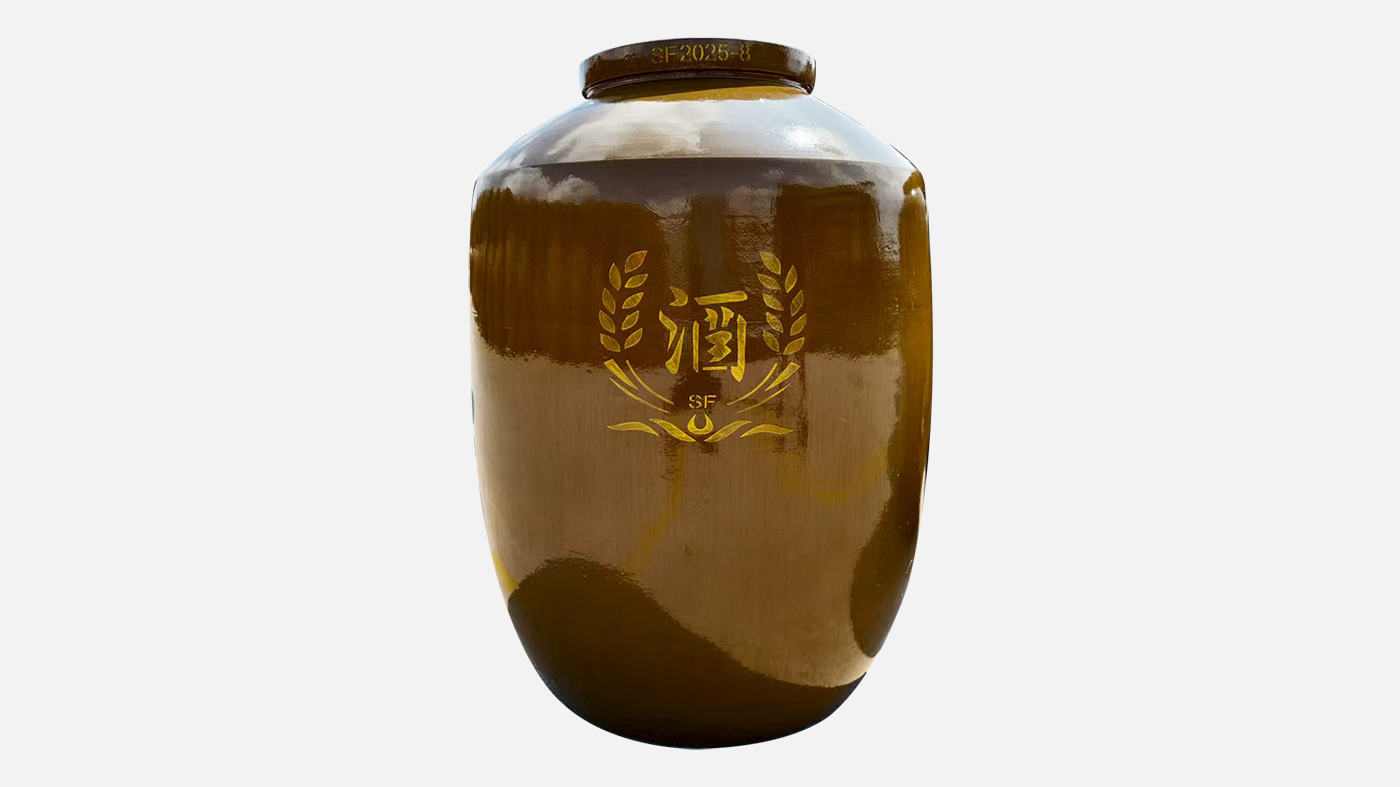 Lage Glazed Clay Wine Jars