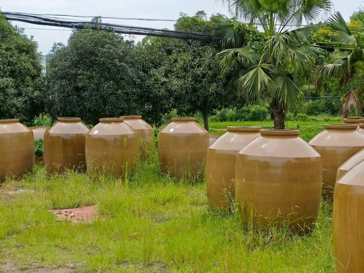 About Our Clay Wine Barrels