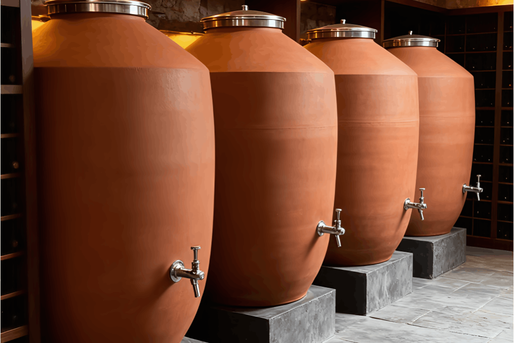 amphora for wine making